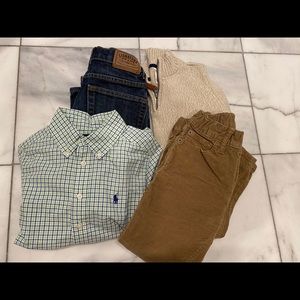 4 pc lot boys clothes size 8